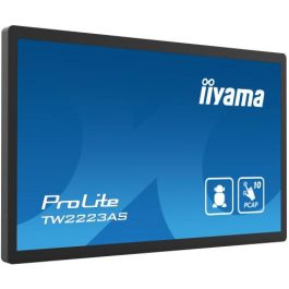 Iiyama 21,5" Panel-Pc Android 12, Soc Rk3399 4Gb, 32Gb, Pcap Bezel Free 10-Ptouch, 1920X1080, Va Panel, Speakers, Wifi, Bt5.2, Micro-Sd Slot, Usb 2X 2.0 1X 3.2, Mini-Jack (Mic/Headphone), Hdmi-Out, 350Cd/M, Cable Cover, Google Gms (TW2223AS-B2)