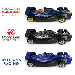 Mattel Pista Hot Wheels Racing F1 Motorizada Incluye 3 Coches Escala 1:64 Dimensiones 30,5x168,50x43,50 Cm