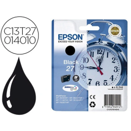 Epson Tinta 27 Negra Original Cartucho Ink-jet para WF-3620/3640/7110/7610/7620 Rinde 350 Páginas Precio: 23.50000048. SKU: S7732807
