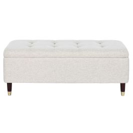 DKD Home Decor Descalzadora Glam Beige Marron Oscuro 45 x 44 x 110 cm