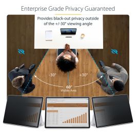 Soporte para Portátil Startech 13SP-PRIVACY-SCREEN Plástico