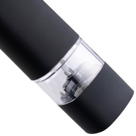 Day Juego de 2 Molinillos Eléctricos Sal/Pimienta Blancos y Negros con Pulsador Superior