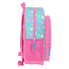 Safta Mochila junior adapt.carro gabby's dollhouse "confetti" 32x38x12 cm