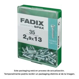Fadix Tornillo Rosca Chapa CR Cincado 2,9x13mm, Caja de 35 Unidades Precio: 2.50000036. SKU: S7913601