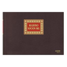 DOHE Libro registro de socios SRL forrado tela 100h numeradas folio apaisado Precio: 16.50000044. SKU: B122YZA5R2