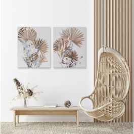 Cuadro Scandi DKD Home Decor Beige 3.7 x 50 x 40 cm (4 Unidades) Cuadro Scandi DKD Home Decor Beige 3.7 x 50 x 40 cm (4 Unidades)