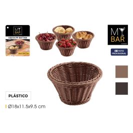 Inde Cesta Pp Rattan 18.5 cm x 19.3 cm x 9.5 cm Precio: 53.75999992. SKU: B183Z9AH8X