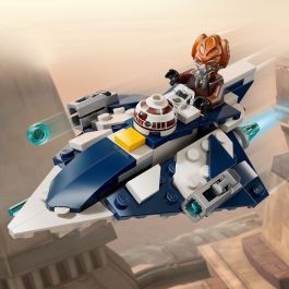 LEGO 75400 Caza Estelar Jedi Plo Koon Microfighter Star Wars Las Guerras Clon Set Construcción con Minifigura +6 años