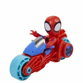 Hasbro Figura de Acción Spidey con Motocicleta, Juguete Preescolar Marvel Spidey y Sus Increíbles Amigos, 3+ Años
