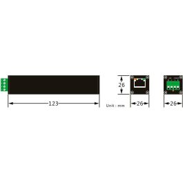 ALLNET ALL-MC302v2P2WIRE-Set - Conversor de Medios de Red y PoE a 2 Hilos, Incluye Fuente de Alimentación Externa