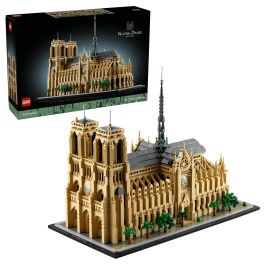 LEGO Architecture Notre-Dame de Paris 21061 Juego de Construcción para Adultos con 4383 Piezas