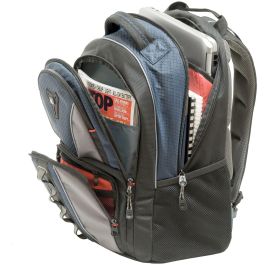 Wenger Cobalt Notebook Rucksack para Tablet y Laptop de 14.1-15.6 Pulgadas, Azul