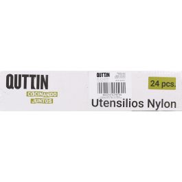 Quttin Espumadera de Nylon Negra 30 x 9.5 cm (24 Unidades)