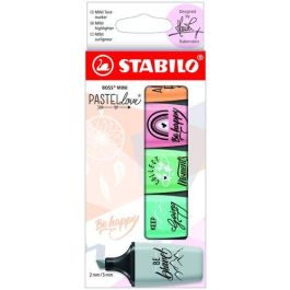 Stabilo Rotulador fluorescente Boss Mini Pastel Love estuche de 5 unidades colores surtidos trazo 2-5mm Precio: 6.50000021. SKU: B1EWBHZW9Y