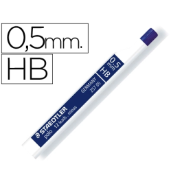 Staedtler Minas de Grafito 0.5 mm HB 257 Tubo con 12 Minas Precio: 7.95000008. SKU: B1BN9C7PNR