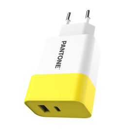 Cargador de Pared Pantone PT-PDAC02Y Amarillo Blanco 15 W Precio: 13.50000025. SKU: B174AHPK35