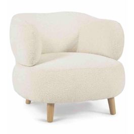 DKD Home Decor Butaca Blanco Natural Poliester Madera 70 x 80 x 70 cm Precio: 219.50000039. SKU: B16VB9T5XW