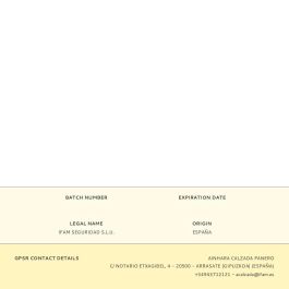 Ifam Cerrojo B5/50 Acero Cromado con 3 Llaves de Serreta, Cilindro 5 Pitones, Apto Puertas Izquierda/Derecha