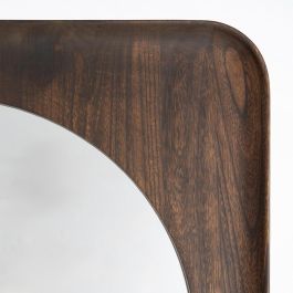 Espejo Nogal Madera Paulonia Decoración 80 X 4 X 80 cm