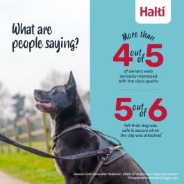 Correa de adiestramiento Company of Animals HALTI BRIG SAFETY Negro