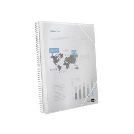 Carpeta Liderpapel Escaparate Con Espiral 60 Fundas Polipropileno Din A4 Transparente Carpeta Liderpapel Escaparate Con Espiral 60 Fundas Polipropileno Din A4 Transparente