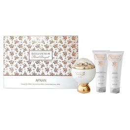 Afnan Souvenir Floral Bouquet Eau de Parfum para Mujer Cofre Regalo 100ml + Gel de Baño 100ml + Loción Corporal 100ml Precio: 44.79000009. SKU: B1GHP3T7LN