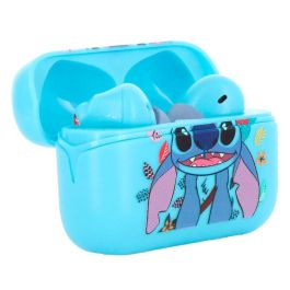 Disney Auriculares Inalámbricos Stitch Bluetooth 5.3 con Cancelación de Ruido y Emparejamiento Fácil, Caja de Carga 400mAh