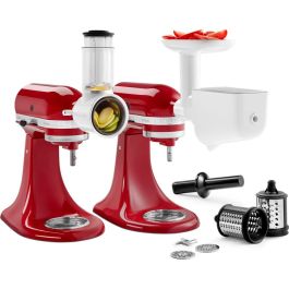 Kitchenaid 5KSM2FPPC Pack de 3 Accesorios (Picador, Licuador, Cortador/Rallador) para Batidoras
