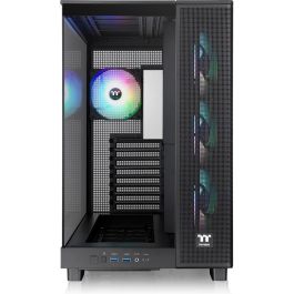 Thermaltake View 380 XL TG ARGB Black Midi Tower PC Gaming con Vidrio Templado, ATX, Iluminación ARGB