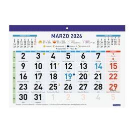 Calendario (2026) Finocam Faldilla Mensual Numeros Grandes F93 300X210 Precio: 2.95000057. SKU: B1G3ER6MX9