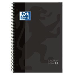 Oxford Bloc Espiral European Book A4+ Tapa Extradura 80 Hojas Cuadrícula 5mm Gris OptikPaper+ con Pizarra Blanca Precio: 5.50000055. SKU: B1DJYF2T8Y
