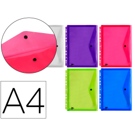 Liderpapel 36669 Carpeta Dossier Broche Polipropileno Din A4 Pack 5 Colores Surtidos Transparente Multitaladro Precio: 3.58999982. SKU: B16JJDPZML