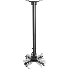 Vivolink Soporte de Proyector de Techo Pro, Máx. 35 kg, Rango de Ajuste de Altura 74,5-114,5 cm, Negro