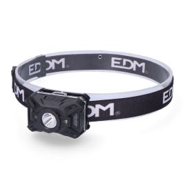 Edm Linterna de cabeza LED con sensor, 7 tipos de luz, 5W/1W, 200LM-25LM, luz roja, inclinación ajustable, 8500K, 3xAAA Precio: 6.50000021. SKU: S7913098