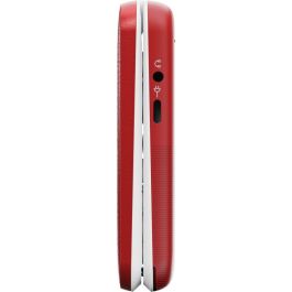 Doro L30 Teléfono Móvil Concha 4G con Pantalla 2.8" y Cámara 2MP, SIM Única, Batería 1150 mAh, Rojo/Blanco