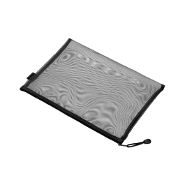 Liderpapel Bolsa Zipper Bag Multiusos Poliéster Transpirable DIN A5 Negro