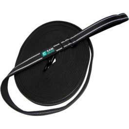 CANI GEAR AUC3760402170493 Cordón de Paseo para Perros 10 m Neopreno Suave con Asa Negro