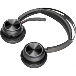 HP Poly BT Headset Voyager Focus 2 UC con Adaptador USB-C/A para Microsoft Teams y Comunicaciones Unificadas