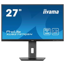 iiyama XUB2797QSN-B2 Monitor 27" QHD IPS 1ms 100Hz USB-C Altavoces Pivotante Negro