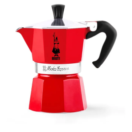 Bialetti - Cafetera italiana La Mokina 1 taza 40 ml roja, apta fuegos excepto inducción Precio: 35.50000003. SKU: B15HFCECHS