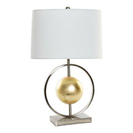 Lámpara de mesa DKD Home Decor 8424001806843 Blanco Dorado Plateado Metal 60 W 220 V 40 x 22 x 64 cm Precio: 97.68999977. SKU: S3014564