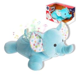 Proyector peluche elefante 25cm