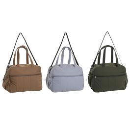 DKD Home Decor Bolso Urban Beige Verde 42 x 30 x 19 cm (3 Unidades) Nylon Poliester Precio: 38.50000022. SKU: B157DMNWGN