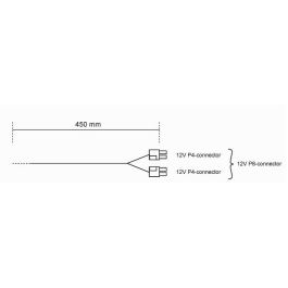 Be Quiet! CC-4420 - Stromkabel - 8-polig + 12V (4+4)
