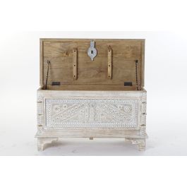 DKD Home Decor Arcon Indio Blanco Mango y Laton 40 x 45 x 88 cm