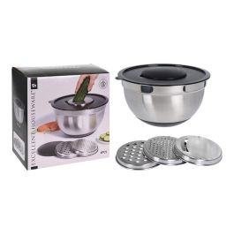 Ensaladera + 3 rallador, 25x25x14cm, a12405340. excellent houseware Precio: 16.59000024. SKU: B1HRRMT6A9
