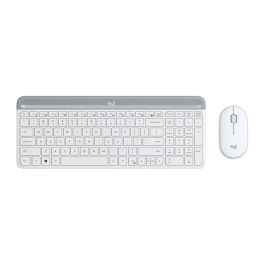 Logitech MK470 Teclado y Ratón Inalámbricos Slim, Blanco, QWERTY Internacional de EE.UU. Precio: 91.50000035. SKU: B18JMAM47K