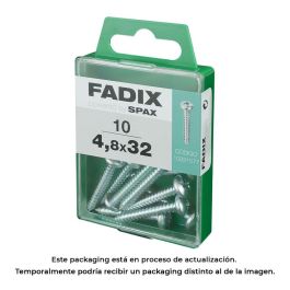 Fadix Tornillo Rosca Chapa Zincado Cromado 4,8x32mm - Caja 10 Unidades Precio: 2.50000036. SKU: S7913618