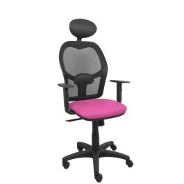 Silla Piqueras Y Crespo Alocen Brazos Regulables Cabecero Fijo Malla Negro Y Asiento Similpiel Rosa Precio: 261.79000012. SKU: S5703946