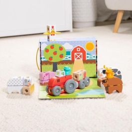 Melissa & Doug SPI6074894 - Bloques de Madera 'La Granja' para Niños - 56 Piezas - A partir de 2 años